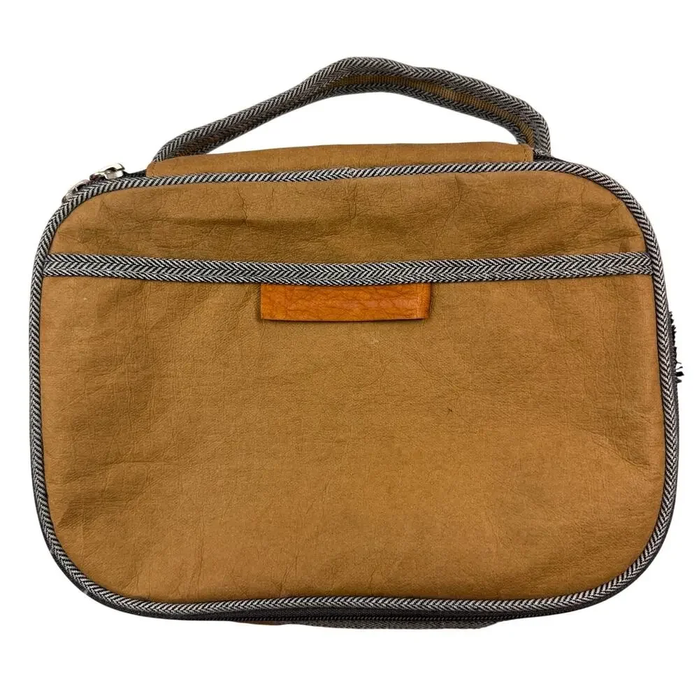Out of The Woods Lunch Box Tan Supernatural Paper Eco-Friendly Zippered NWOT